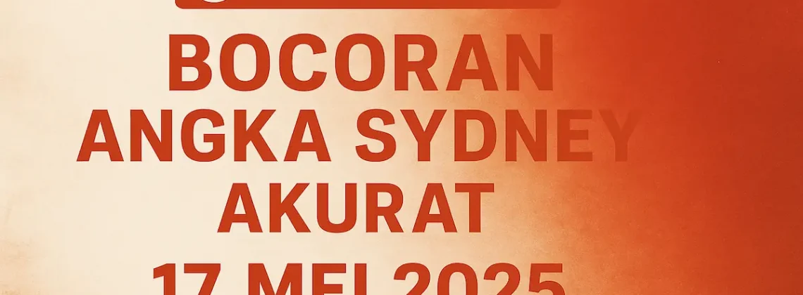 Bocoran Angka Sydney 17 Mei 2025 Akurat dari Konohatoto78 - angkagaib.com