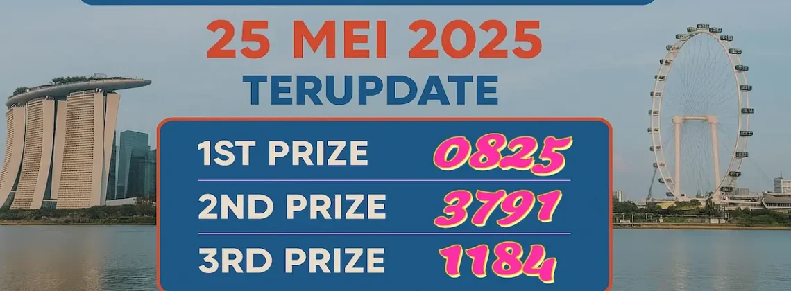 Keluaran Singapore 4D 25 Mei 2025 Terupdate dari Konohatoto78 - angkagaib.com