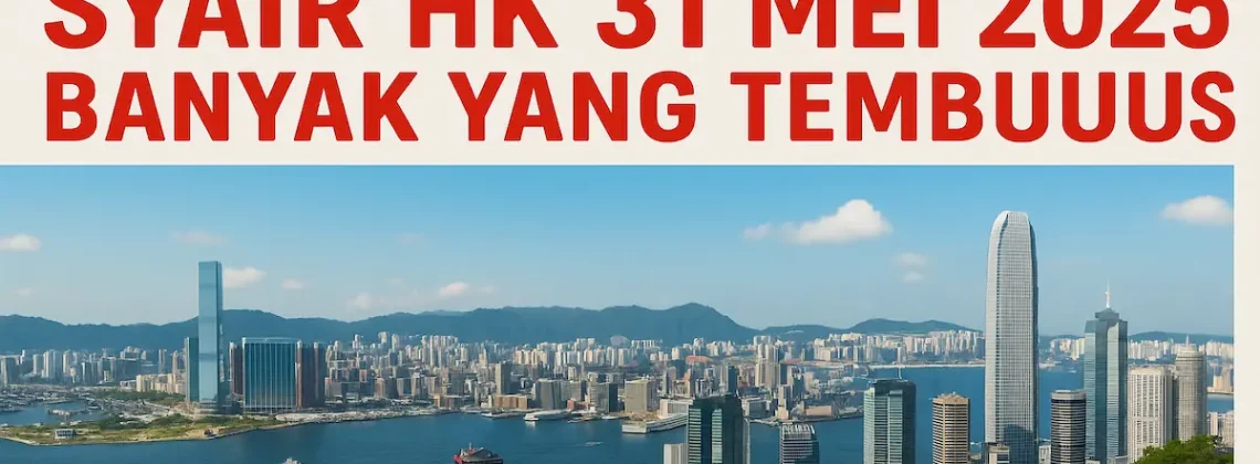 Syair HK 31 Mei 2025 dari Konohatoto78 Banyak yang Tembuuus! - angkagaib.com