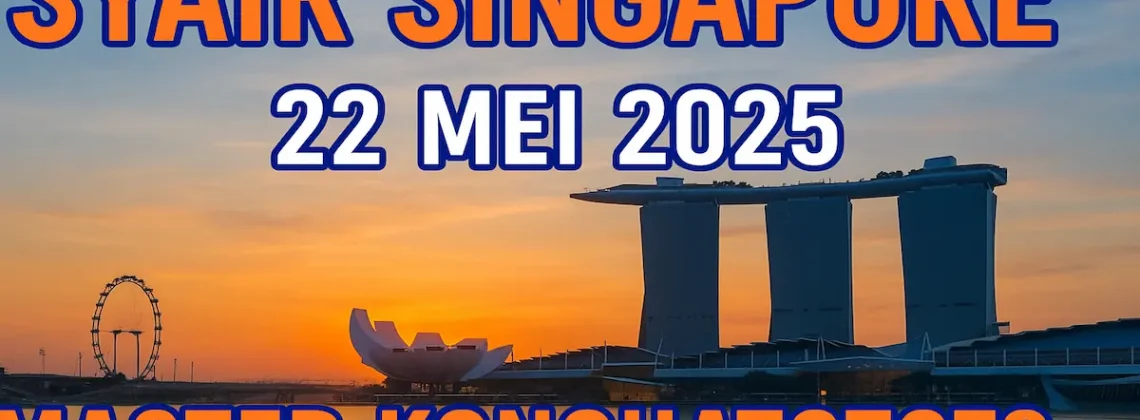 Syair Singapore 22 Mei 2025 dari Master Konohatoto78 - angkagaib.com