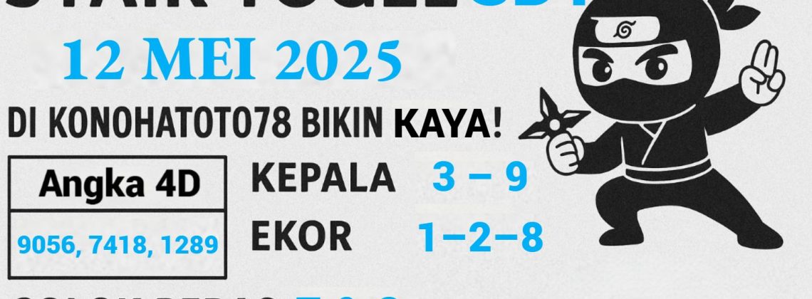 Syair Togel SDY (12 Mei 2025) di Konohatoto78 Cek Angka Sakti! - angkagaib.com