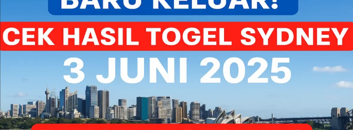 Baru Keluar! Cek Hasil Togel Sydney 3 Juni 2025 di Konohatoto78 - angkagaib.com