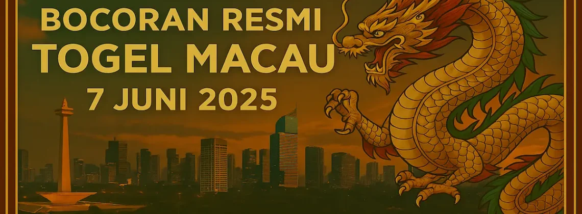 Bocoran Resmi Togel Macau 7 Juni 2025 dari Konohatoto78 - angkagaib.com
