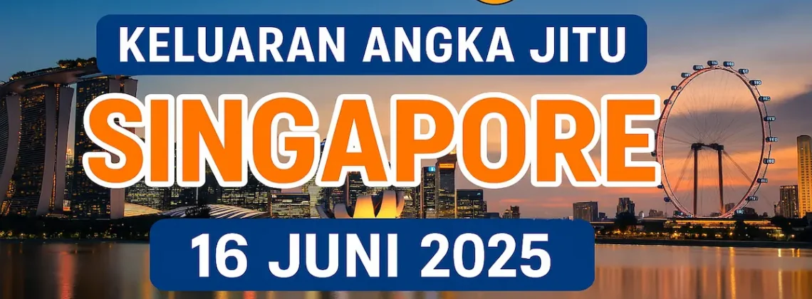 Keluaran Angka Jitu Singapore 16 Juni 2025 di Konohatoto78 - angkagaib.com