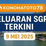 Keluaran SGP Terkini 9 Mei 2025 dari Konohatoto78 - angkagaib.com