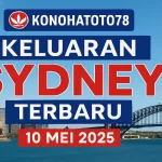 Keluaran Sydney Terbaru dari Konohatoto78 10 Mei 2025 - angkagaib.com