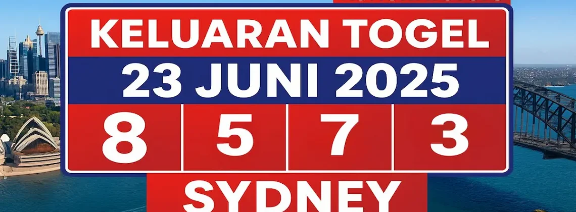 Keluaran Togel 23 Juni 2025 Sydney Lengkap di Konohatoto78! - angkagaib.com