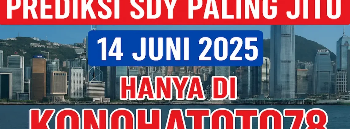 Prediksi SDY Paling Jitu 14 Juni 2025 Hanya di Konohatoto78 - angkagaib.com