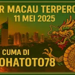 Syair Macau Terpercaya 11 Mei 2025 Cuma di Konohatoto78 - angkagaib.com