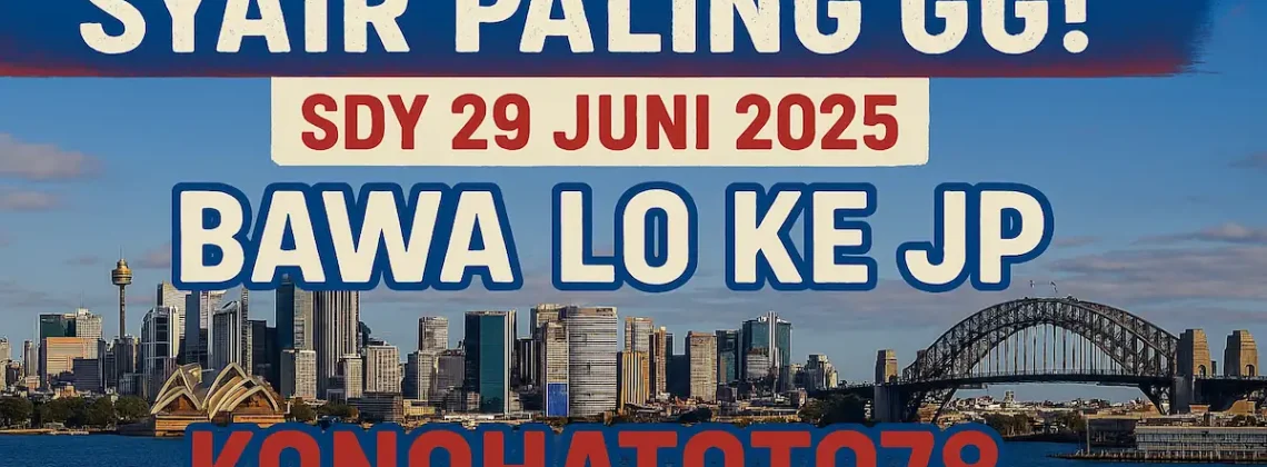 Syair Paling GG! SDY 29 Juni 2025 Bawa Lo ke JP Konohatoto78 - angkagaib.com
