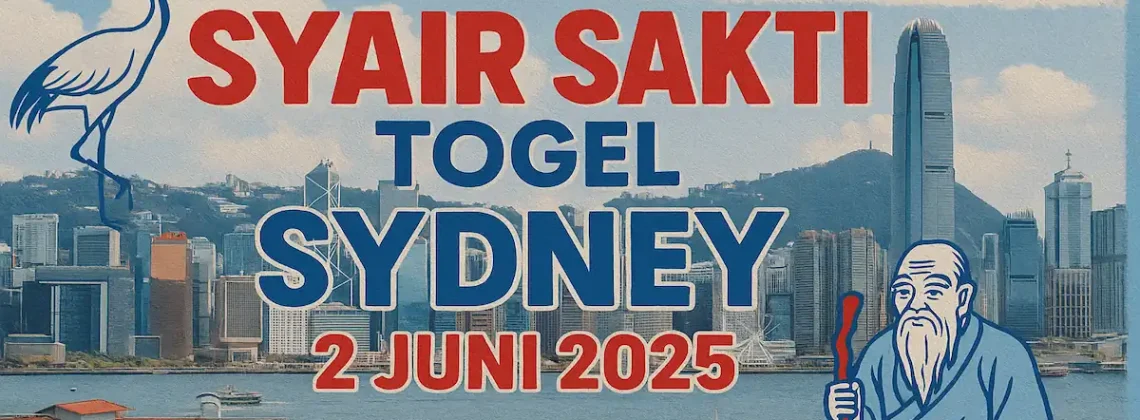 Syair Sakti Togel Sydney 2 Juni 2025 dari Konohatoto78 - angkagaib.com