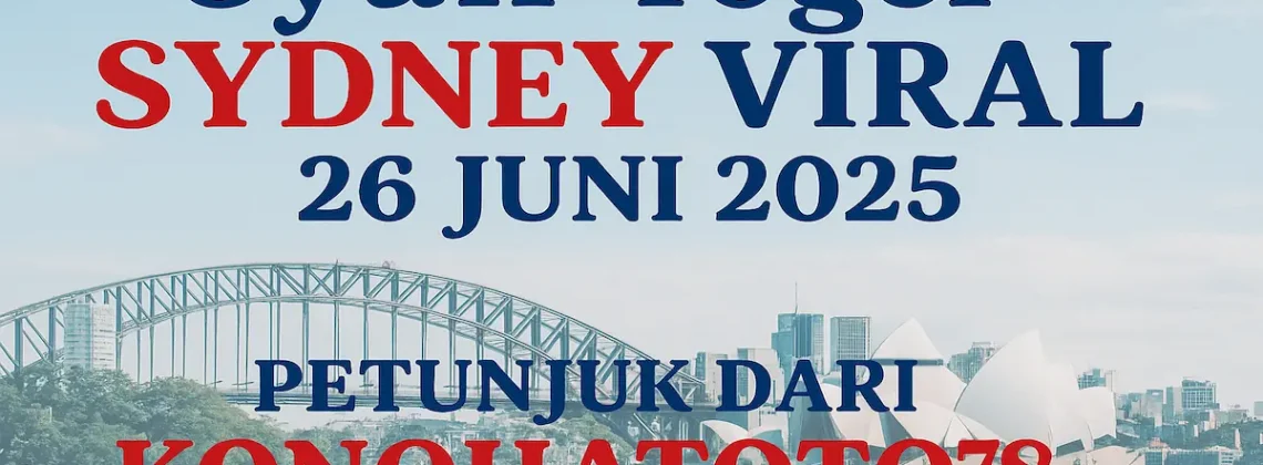 Syair Togel Sydney Viral 26 Juni 2025 Petunjuk dari Konohatoto78 - angkagaib.com