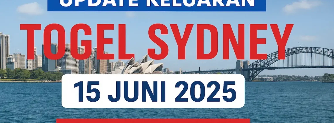 Update Keluaran Togel Sydney 15 Juni 2025 di Konohatoto78 - angkagaib.com