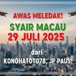 Awas Meledak! Syair Macau 29 Juli 2025 dari Konohatoto78, Jp Paus! - angkagaib.com
