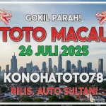 Gokil Parah! Toto Macau 26 Juli 2025 Konohatoto78 Rilis, Auto Sultan! - angkagaib.com