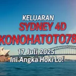 Keluaran Sydney 4D Konohatoto78 17 Juli 2025 Ini Angka Hoki Lo! - angkagaib.com