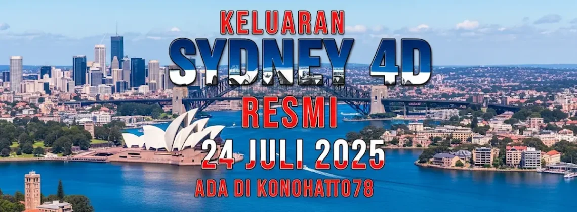 Keluaran Sydney 4D Resmi 24 Juli 2025 Ada di Konohatoto78 - angkagaib.com