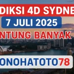 Prediksi 4D Sydney 7 Juli 2025 Untung Banyak di Konohatoto78 - angkagaib.com