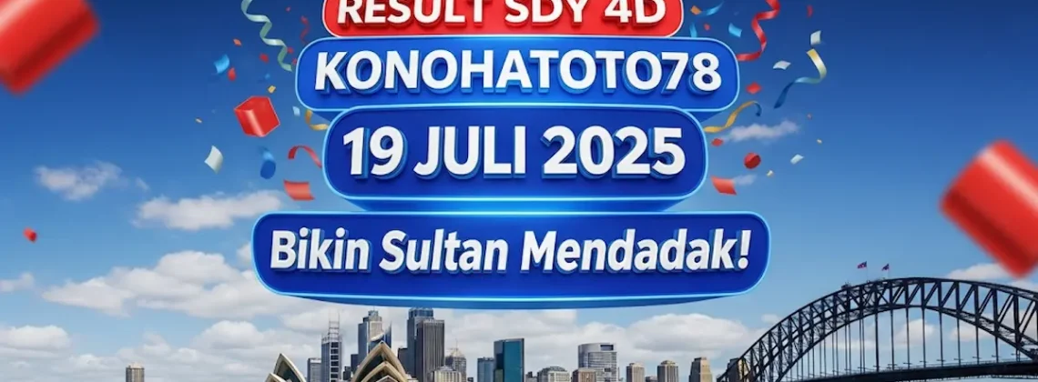 Result SDY 4D Konohatoto78 19 Juli 2025 Bikin Sultan Mendadak! - angkagaib.com