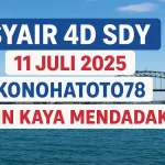 Syair 4D SDY 11 Juli 2025 Konohatoto78 Bikin Kaya Mendadak! - angkagaib.com
