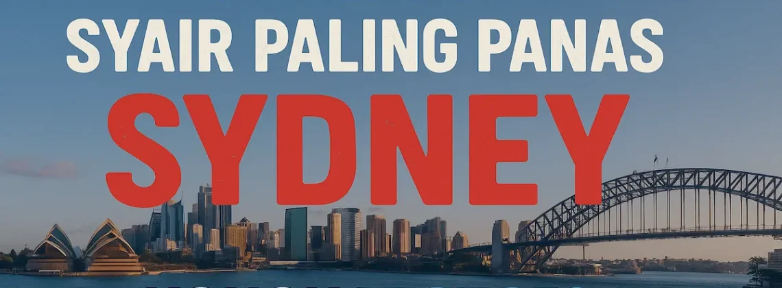 Syair Paling Panas Sydney 10 Juli 2025 dari Konohatoto78 - angkagaib.com