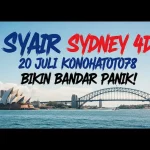 Syair Sydney 4D 20 Juli Konohatoto78 Bikin Bandar Panik! - angkagaib.com