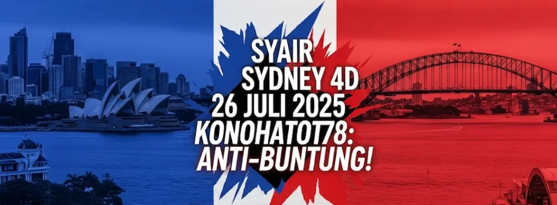 Syair Sydney 4D 26 Juli 2025 Konohatoto78 Anti-Buntung! - angkagaib.com