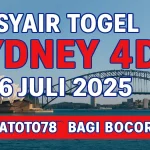Syair Togel Sydney 4D 6 Juli 2025 Konohatoto78 Bagi Bocoran! - angkagaib.com