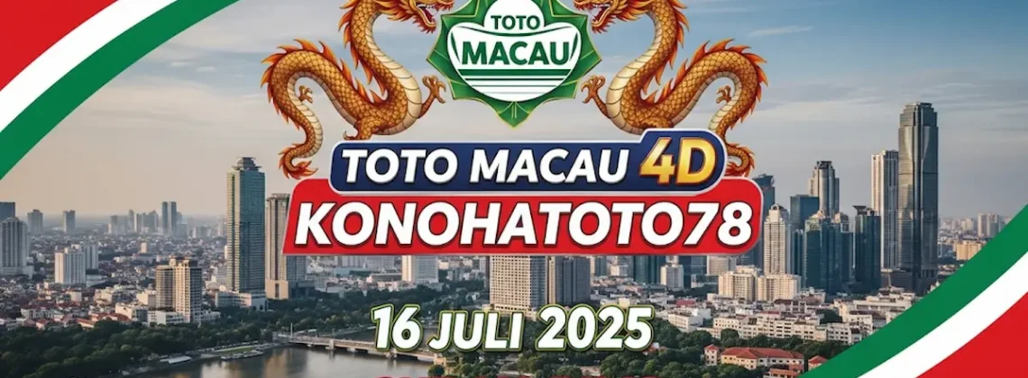 Toto Macau 4D Konohatoto78 16 Juli 2025 Sudah Rilis - angkagaib.com