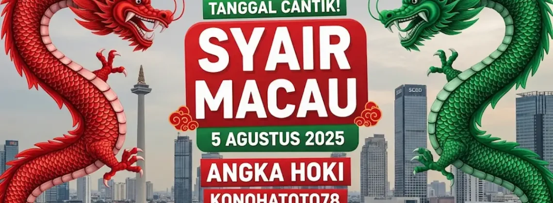 Tanggal Cantik! Syair Macau 5 Agustus 2025 Angka Hoki Konohatoto78 - angkagaib.com