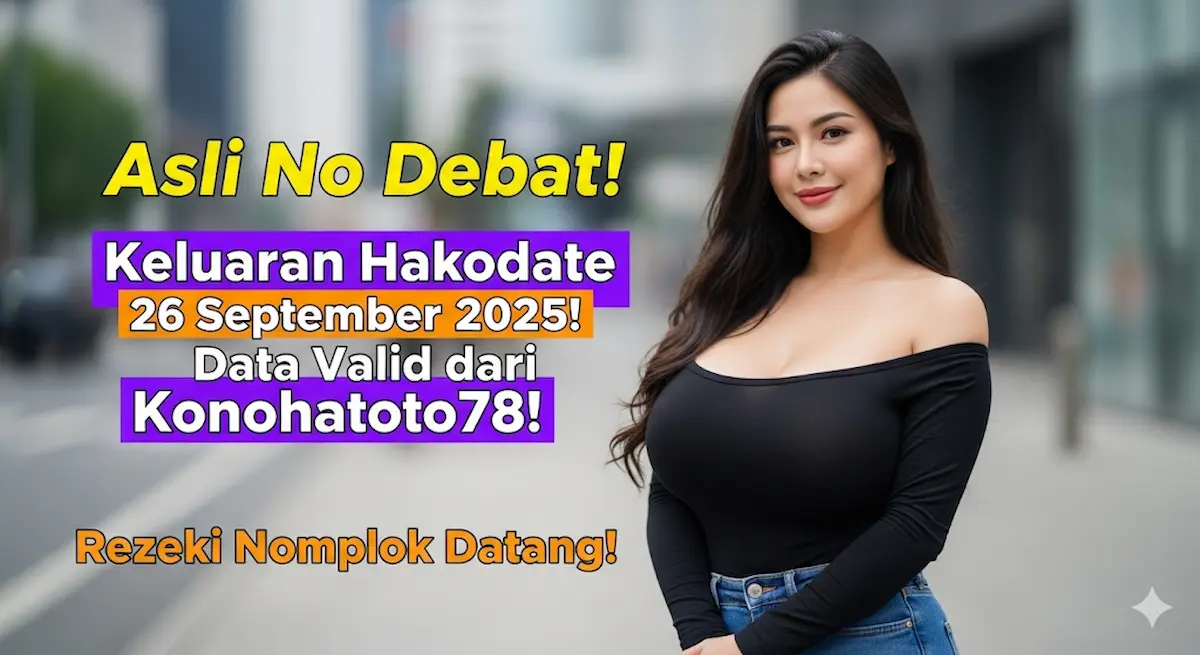 Asli No Debat! Keluaran Hakodate 26 September 2025! Data Valid dari Konohatoto78! Rezeki Nomplok Datang! - keluaranterkini.com