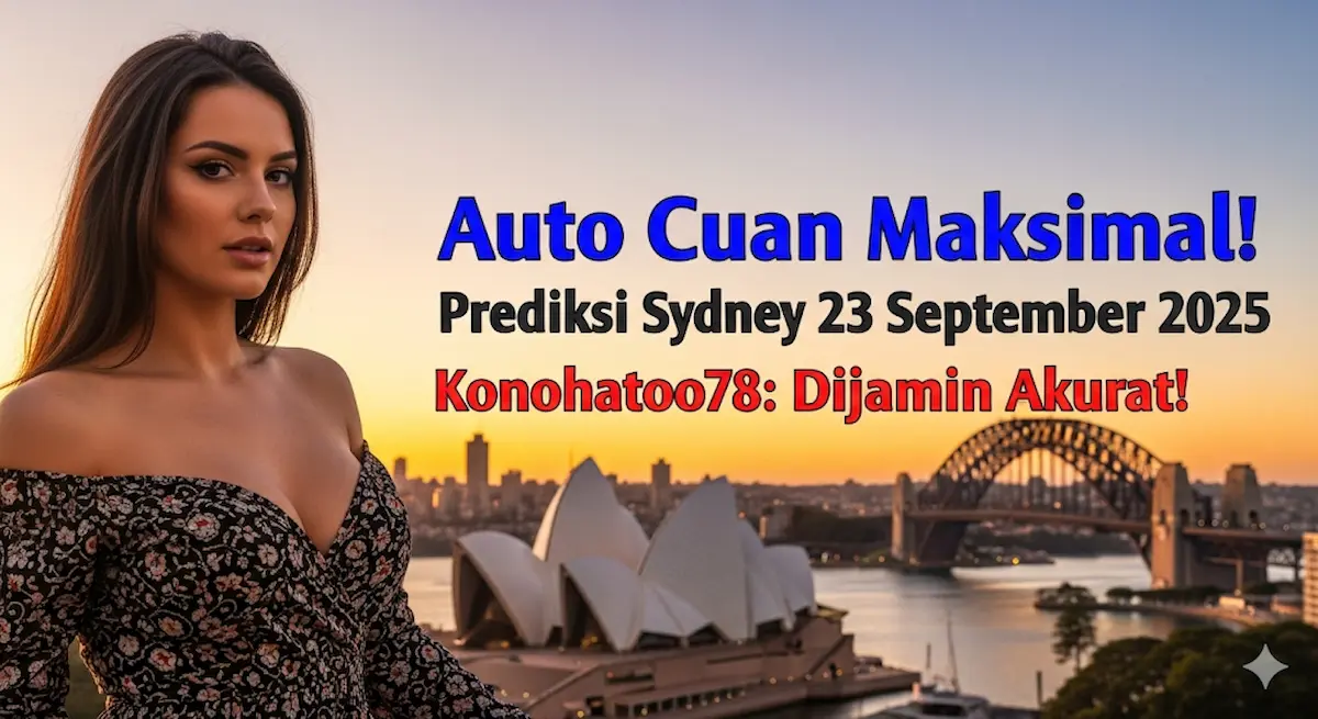 Auto Cuan Maksimal! Prediksi Sydney 23 September 2025 Konohatoto78 Dijamin Akurat! - keluaranterkini.com