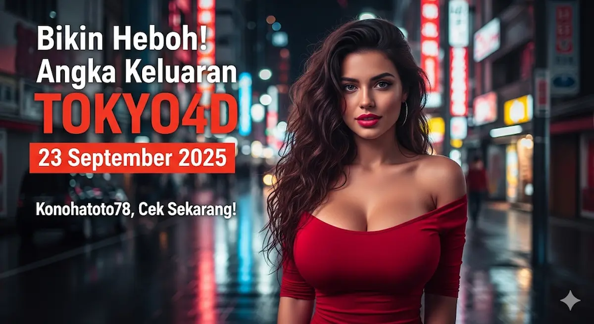 Bikin Heboh! Angka Keluaran TOKYO4D 23 September 2025 Konohatoto78, Cek Sekarang! - keluaranterkini.com