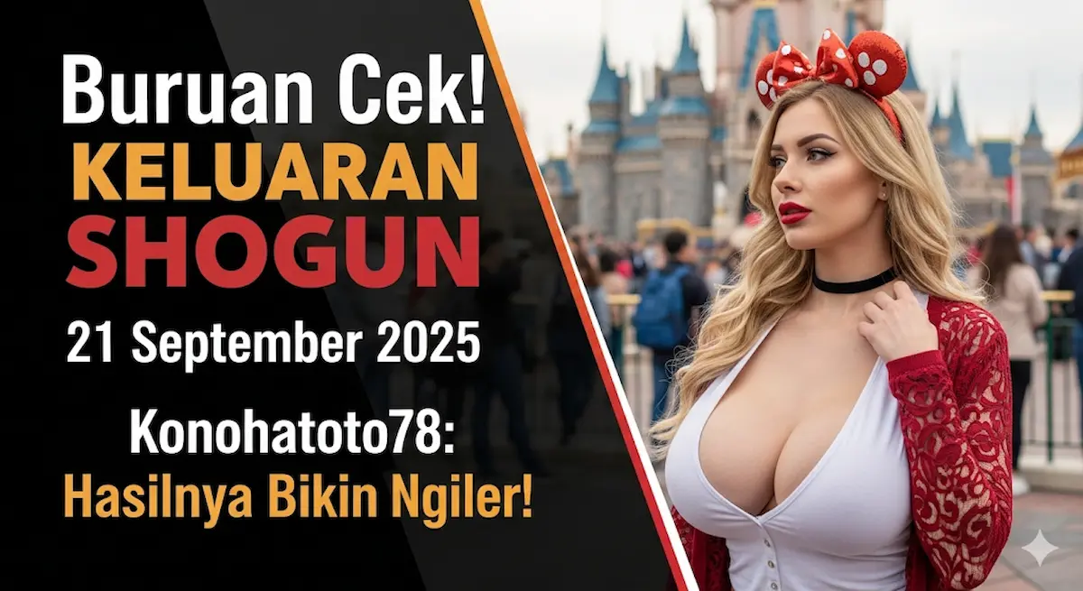 Buruan Cek! Keluaran Shogun 21 September 2025 Konohatoto78 Hasilnya Bikin Ngiler! - keluaranterkini.com