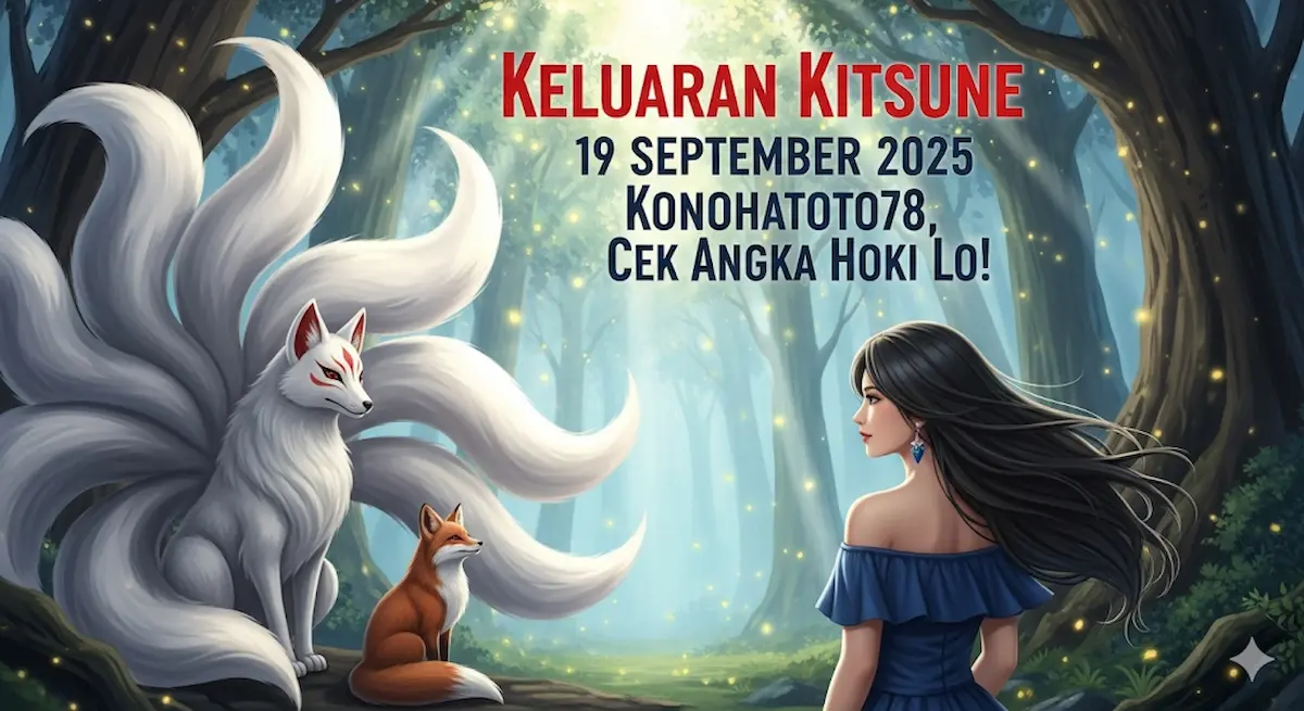 Keluaran Kitsune 19 September 2025 Konohatoto78, Cek Angka Hoki Lo! - keluaranterkini.com
