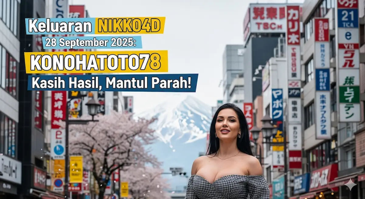 Keluaran NIKKO4D 28 September 2025 Konohatoto78 Kasih Hasil, Mantul Parah! - keluaranterkini.com
