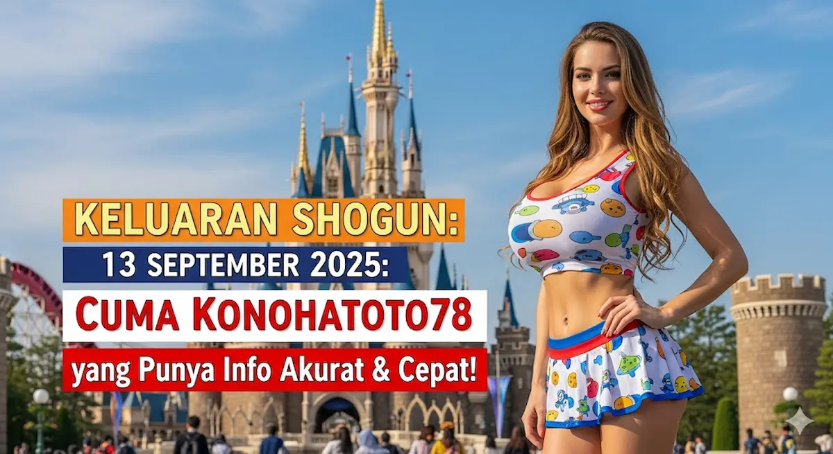 Keluaran Shogun 13 September 2025 Cuma Konohatoto78 yang Punya Info Akurat & Cepat! - keluarantoto78.com