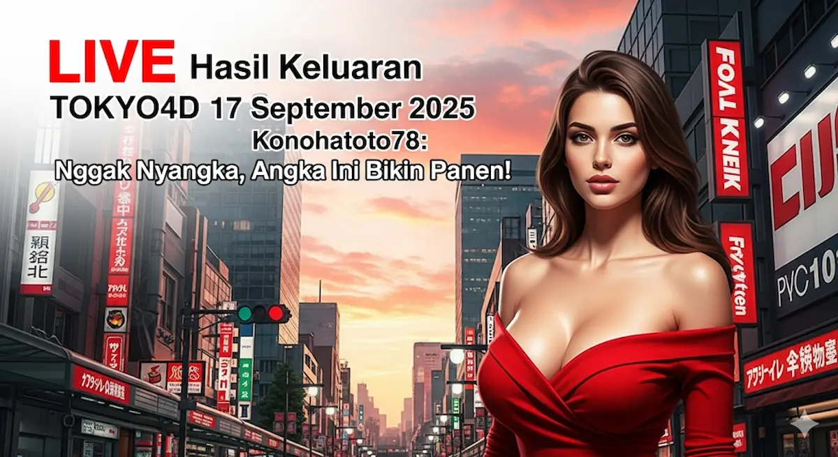 LIVE Hasil Keluaran TOKYO4D 17 September 2025 Konohatoto78 Nggak Nyangka, Angka Ini Bikin Panen! - keluaranterkini.com
