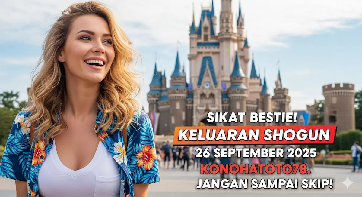 Sikat Bestie! Keluaran Shogun 26 September 2025 Konohatoto78. Jangan Sampai Skip! - keluaranterkini.com