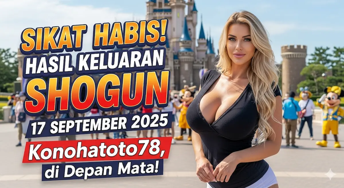 Sikat Habis! Hasil Keluaran Shogun 17 September 2025 Konohatoto78, di Depan Mata! - keluaranterkini.com