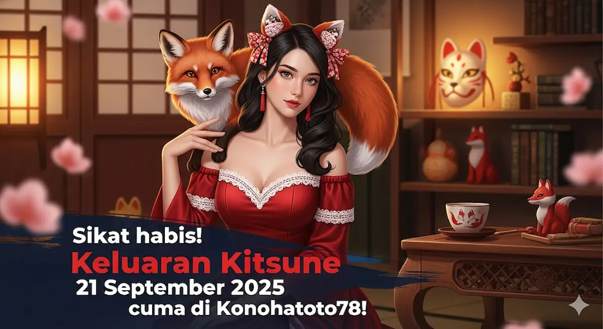 Sikat habis! Keluaran Kitsune 21 September 2025 cuma di Konohatoto78! - keluaranterkini.com