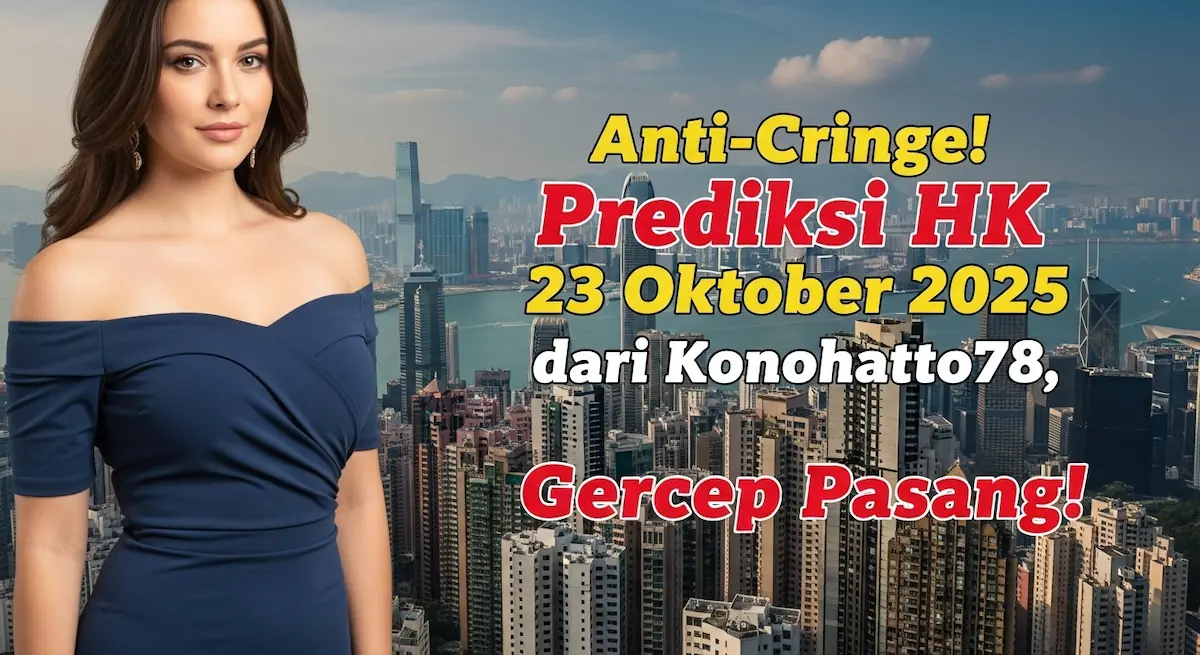 Anti-Cringe! Prediksi HK 23 Oktober 2025 dari Konohatoto78, Gercep Pasang! - keluaranterbaru.com