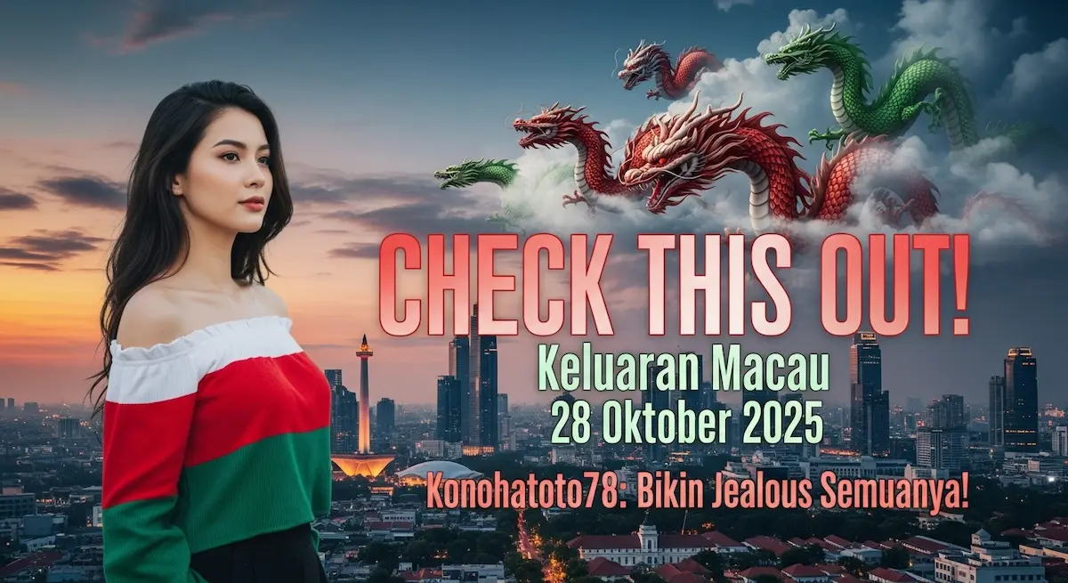 CHECK THIS OUT! Keluaran Macau 28 Oktober 2025 Konohatoto78 Bikin Jealous Semuanya! - keluaranterkini.com