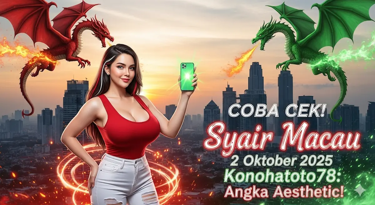 COBA CEK! Syair Macau 2 Oktober 2025 Konohatoto78 Angka Aesthetic! - keluaranterkini.com