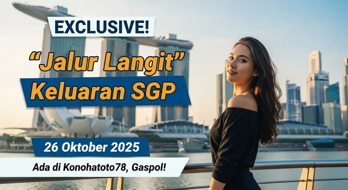 EXCLUSIVE! 'Jalur Langit' Keluaran SGP 26 Oktober 2025 Ada di Konohatoto78, Gaspol! - keluaranterkini.com