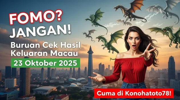 FOMO JANGAN! Buruan Cek Hasil Keluaran Macau 23 Oktober 2025 Cuma di Konohatoto78! - keluaranterkini.com
