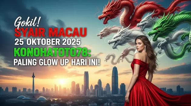 Gokil! Syair Macau 25 Oktober 2025 Konohatoto78 Paling Glow Up Hari Ini! - keluaranterkini.com