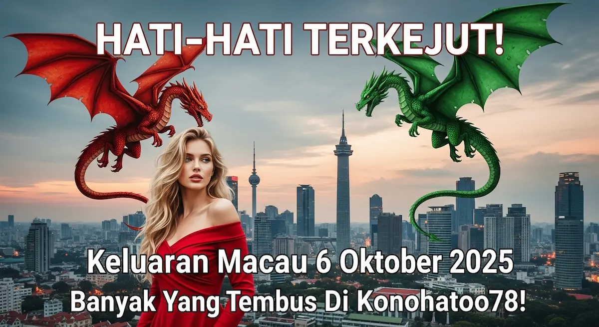 HATI-HATI TERKEJUT! Keluaran Macau 6 Oktober 2025 Banyak Yang Tembus Di Konohatoto78! - keluaranterkini.com