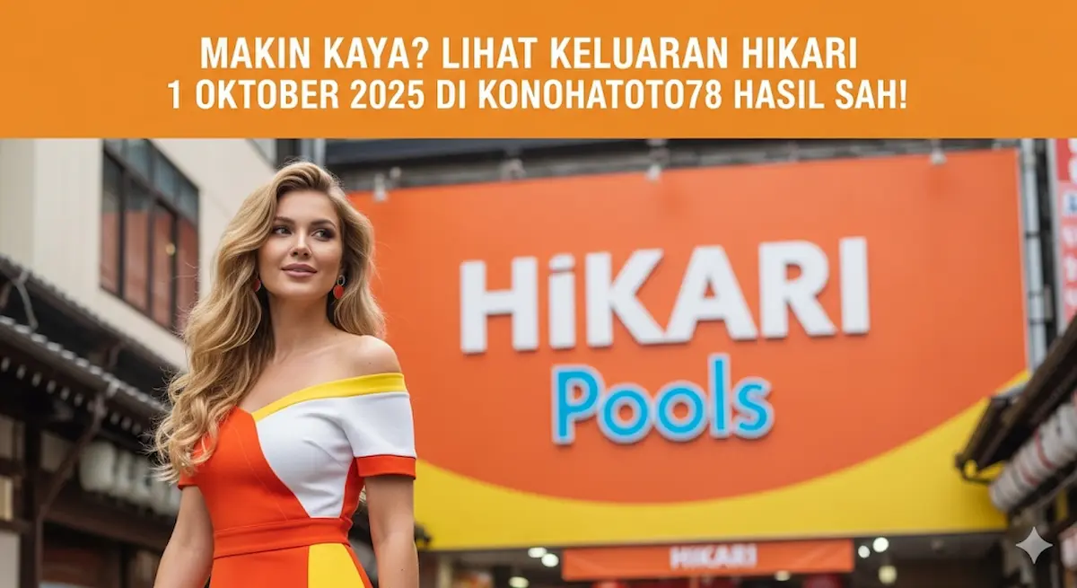 Makin Kaya Lihat Keluaran Hikari 1 Oktober 2025 di Konohatoto78 Hasil Sah! - keluaranterkini.com