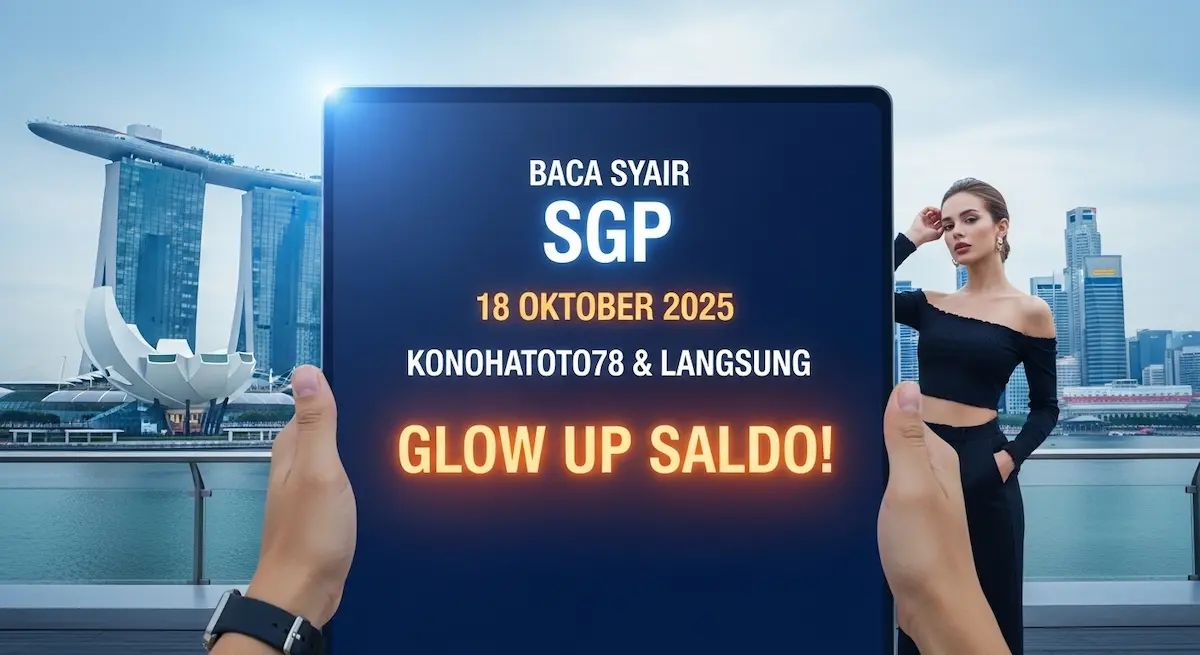 POV Baca Syair SGP 18 Oktober 2025 Konohatoto78 & Langsung Glow Up Saldo! - keluaranterkini.com